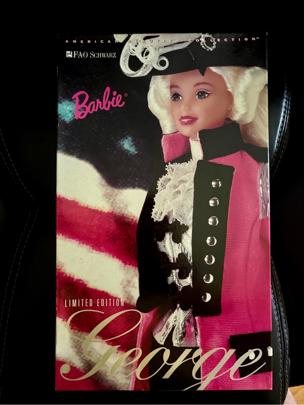 1996 George Washington Barbie Doll FAO Schwarz Limited Edition NRFB